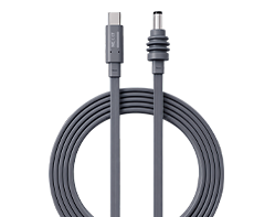 USB-C® to DC flat power cable