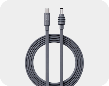 USB-C® to flat DC cable